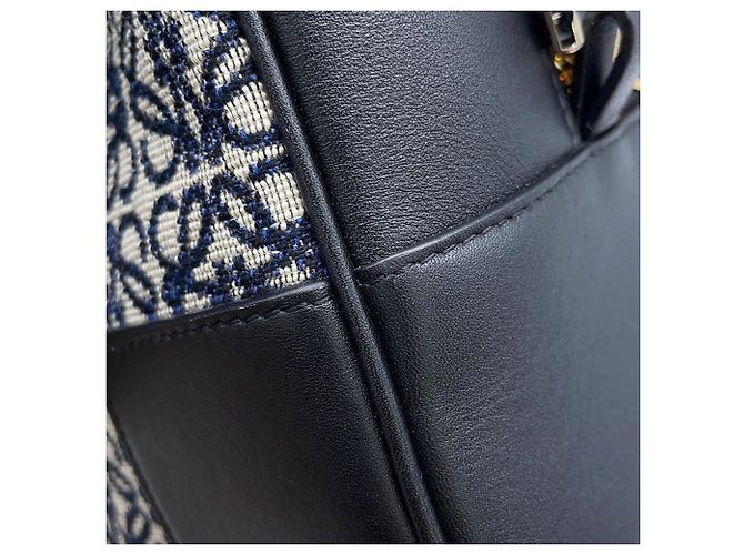 Bolso de mano Loewe Amazona 19 Square Castaño Negro - vista 8
