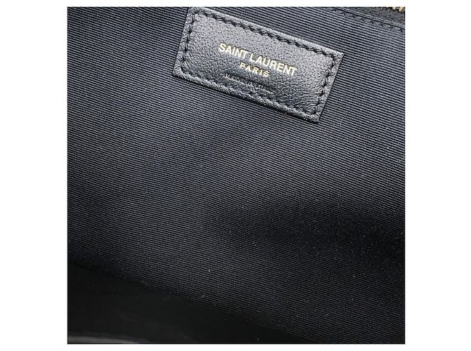 Borsa a tracolla con catena Yves Saint Laurent Marrone - vista 10