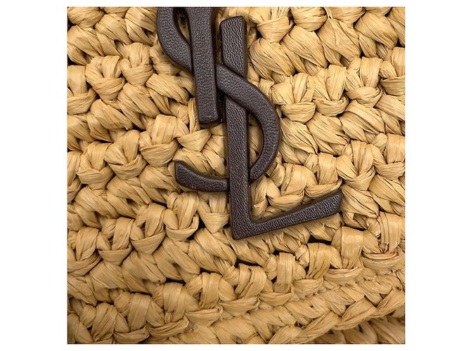 Borsa a tracolla con catena Yves Saint Laurent Marrone - vista 7