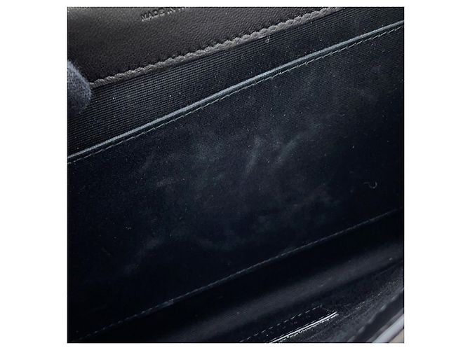 Borsa a pochette in pelle di agnello Yves Saint Laurent Nero - vista 12