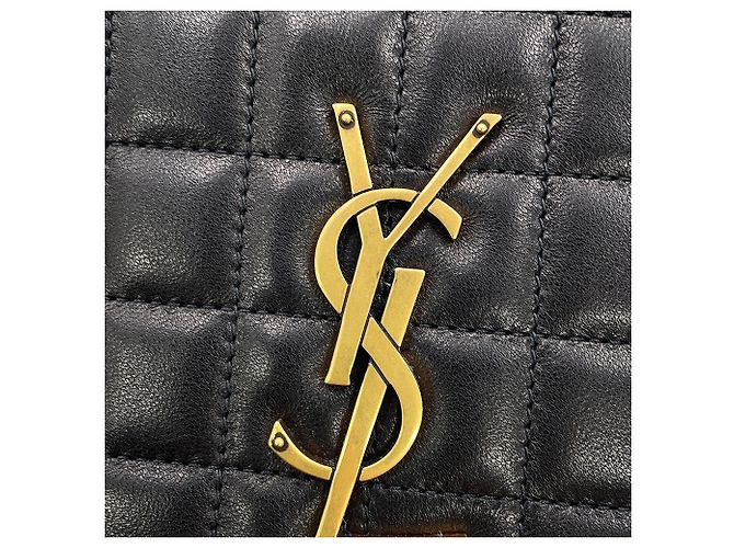 Borsa a pochette in pelle di agnello Yves Saint Laurent Nero - vista 14