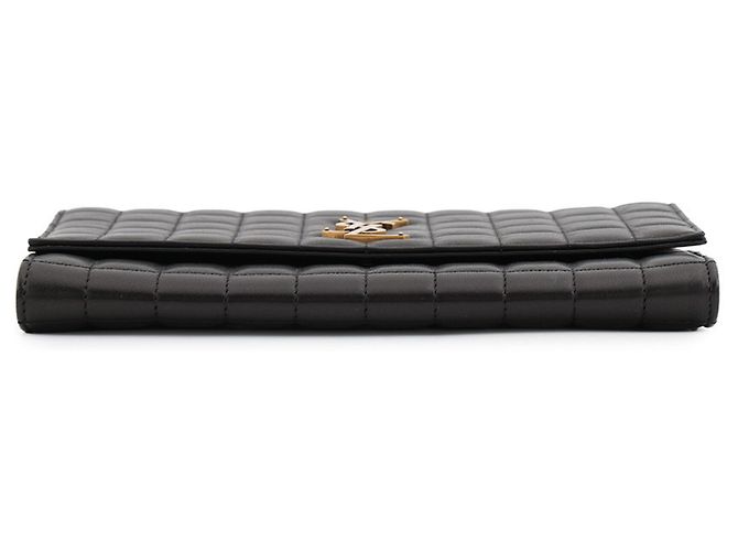 Borsa a pochette in pelle di agnello Yves Saint Laurent Nero - vista 3