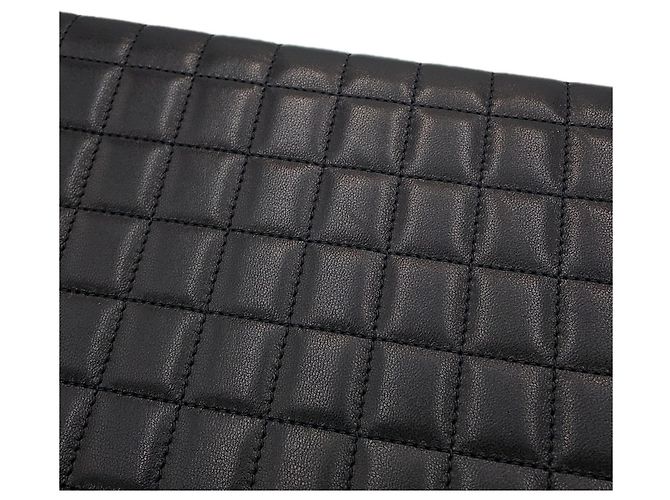 Borsa a pochette in pelle di agnello Yves Saint Laurent Nero - vista 7