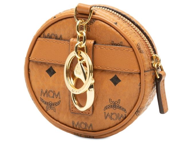Pochette rotonda MCM Visetos Marrone - vista 2