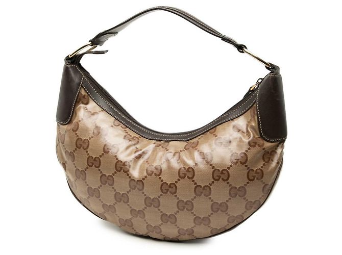 Gucci GG Crystal One-Shoulder Tasche Braun - Ansicht 2