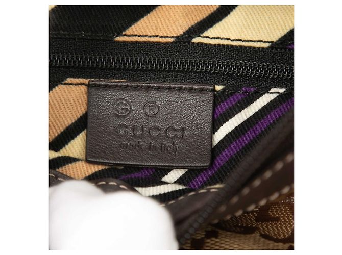 Gucci GG Crystal One-Shoulder Tasche Braun - Ansicht 5