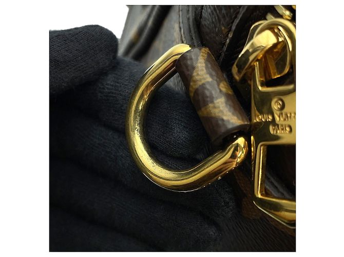 Bolso Louis Vuitton Monogram Manhattan Castaño - vista 11