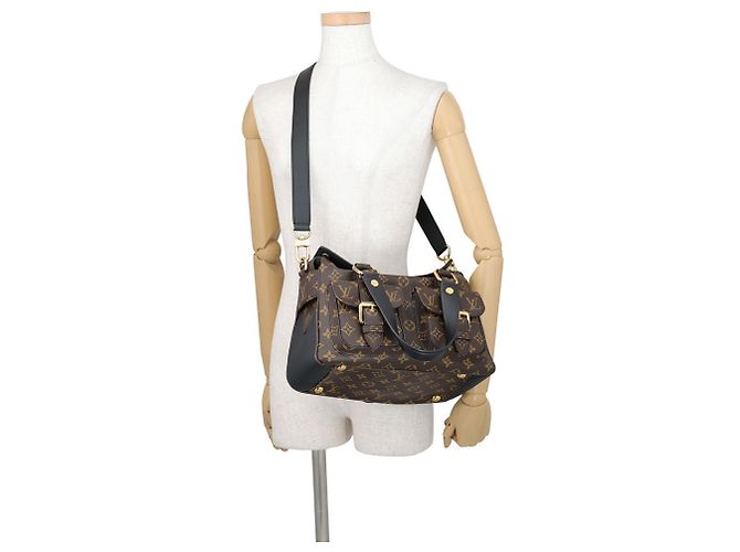 Bolso Louis Vuitton Monogram Manhattan Castaño - vista 5