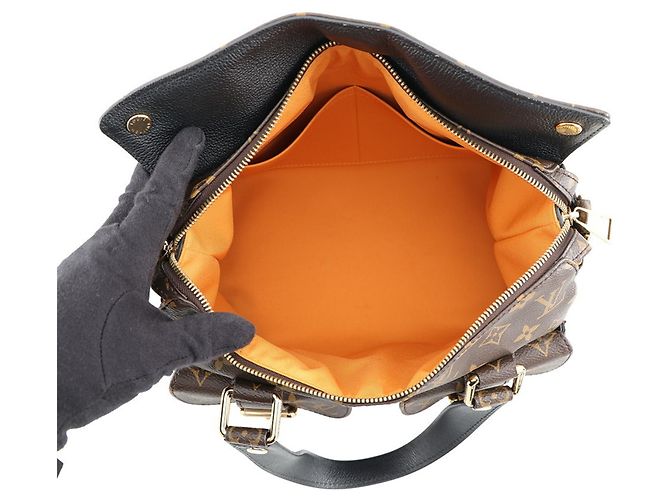 Bolso Louis Vuitton Monogram Manhattan Castaño - vista 6