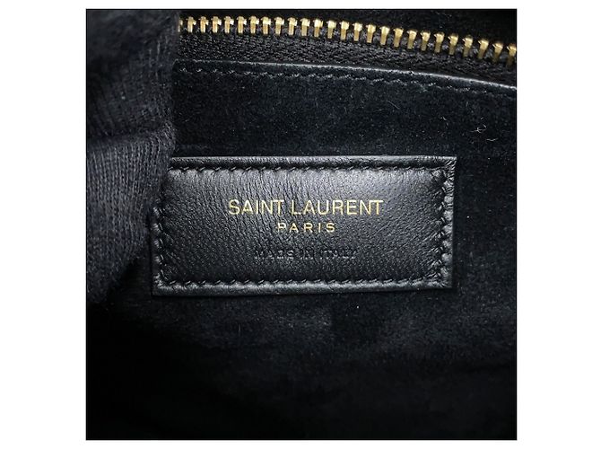 Yves Saint Laurent Black Leather Shoulder Bag - view 12