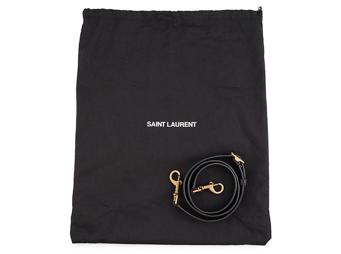 Yves Saint Laurent Black Leather Shoulder Bag - view 13