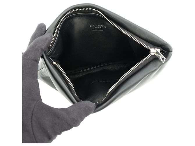 Yves Saint Laurent schwarze Handtasche - Ansicht 4