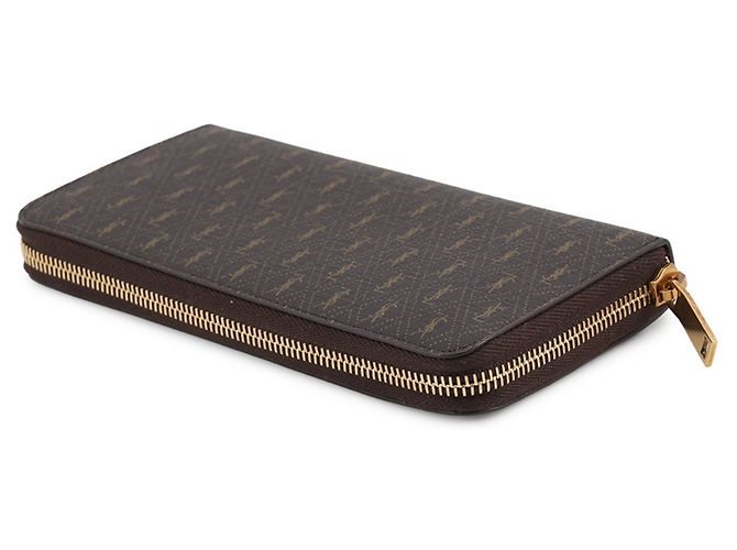 Cartera larga Yves Saint Laurent Castaño - vista 2