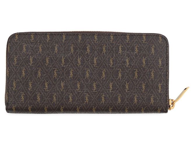 Cartera larga Yves Saint Laurent Castaño - vista 3