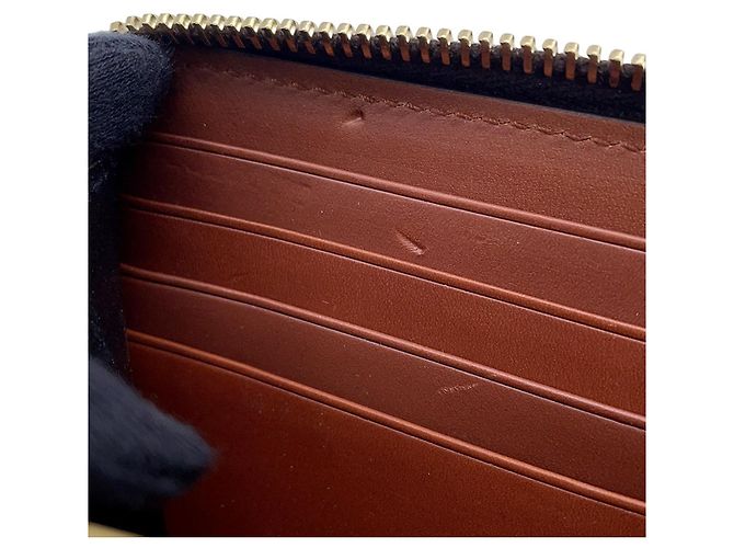 Cartera larga Yves Saint Laurent Castaño - vista 5