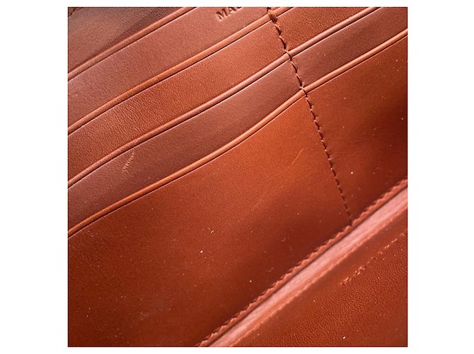 Cartera larga Yves Saint Laurent Castaño - vista 6