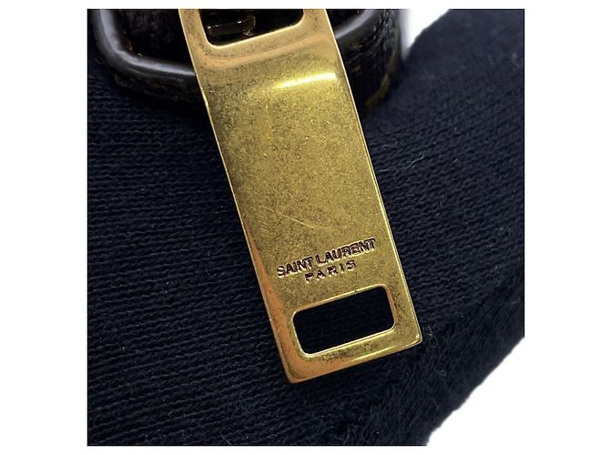 Cartera larga Yves Saint Laurent Castaño - vista 7