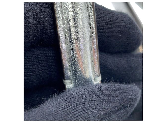 Fendi Peekaboo Handtasche Silber - Ansicht 15