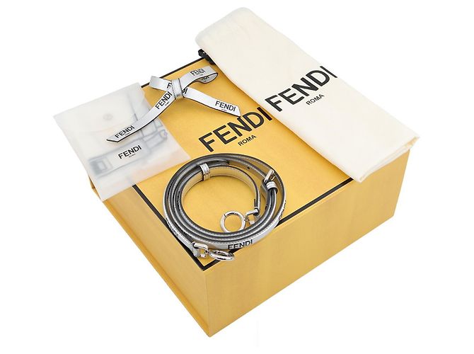 Fendi Peekaboo Handtasche Silber - Ansicht 18
