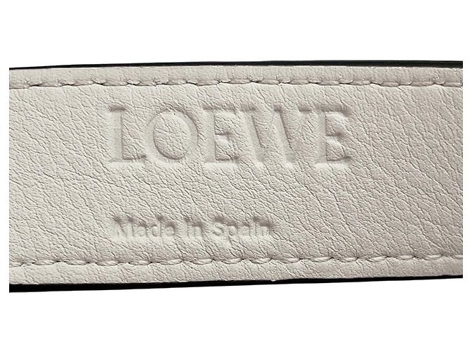 Borsa a cestino Loewe in pelle bianca Bianco - vista 16