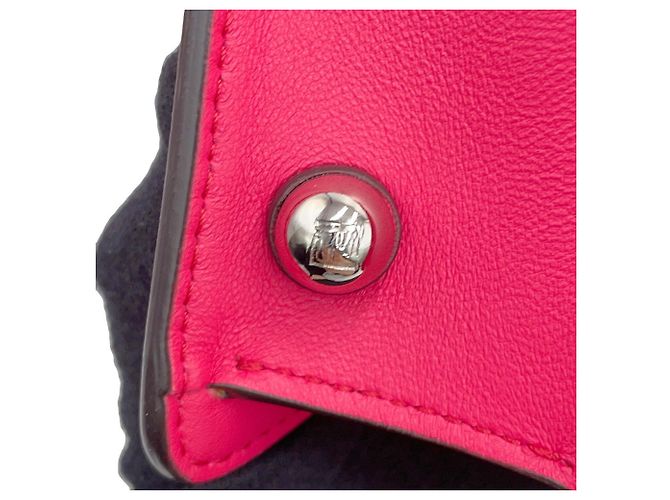 Borsa a mano in pelle Fendi Peekaboo ISeeU Petite Rosa - vista 11