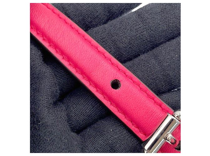 Borsa a mano in pelle Fendi Peekaboo ISeeU Petite Rosa - vista 14