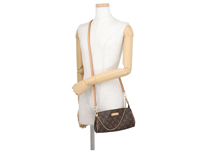 Bolsa de Ombro Louis Vuitton Monogram Eva Marrom - vista 5