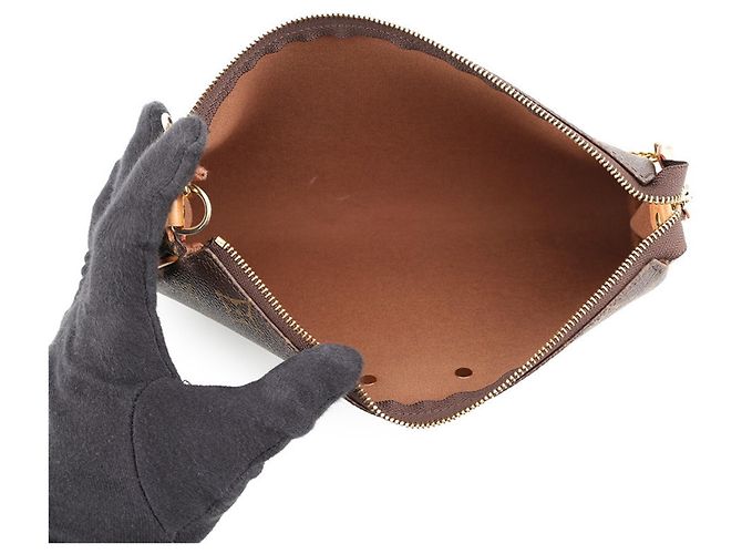 Bolsa de Ombro Louis Vuitton Monogram Eva Marrom - vista 6