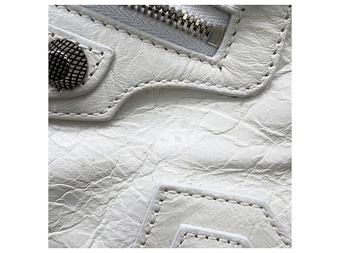 Borsa Balenciaga Neo Cagole XS Bianco - vista 9