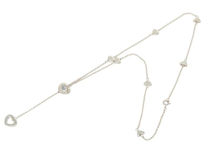 Autre Marque Collana a catena lariat Open Heart Link Tiffany & Co. Elsa Peretti Argento - vista 5