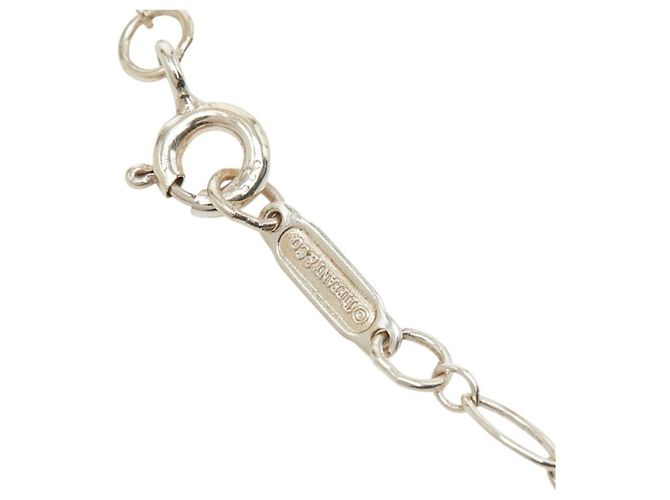 Autre Marque Collana con pendente a chiave ovale Tiffany & Co. in argento 925 - vista 4