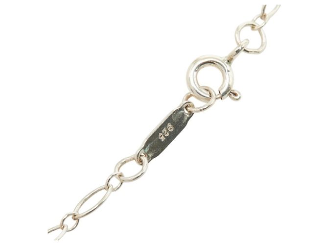 Autre Marque Collana con pendente a chiave ovale Tiffany & Co. in argento 925 - vista 5