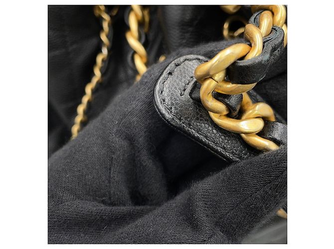 Chanel Matelassé Medium Schultertasche Schwarz - Ansicht 10
