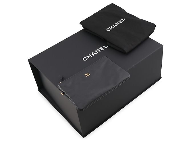Chanel Matelassé Medium Schultertasche Schwarz - Ansicht 14