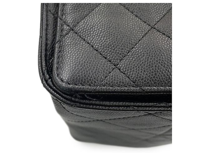 Chanel Matelassé Medium Schultertasche Schwarz - Ansicht 7