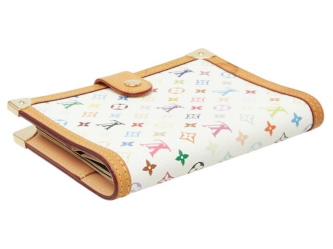 Louis Vuitton Monogram Multicolor Agenda PM Marrone Bianco Multicolore - vista 5