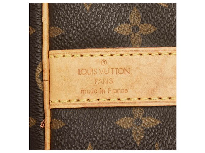 Borsa Boston Louis Vuitton Monogram Keepall Bandoulière 45 Marrone - vista 10