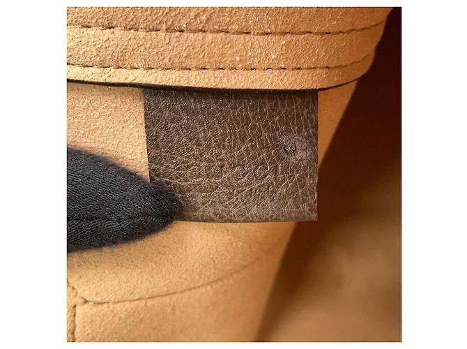 Gucci Ophidia GG Supreme Große Ledertote Braun - Ansicht 15