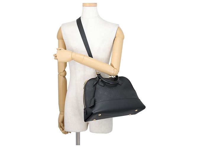 Borsa a tracolla Louis Vuitton Monogram Empreinte Neo Alma PM Nero - vista 5