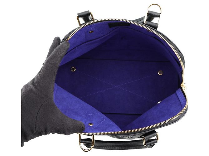 Borsa a tracolla Louis Vuitton Monogram Empreinte Neo Alma PM Nero - vista 6