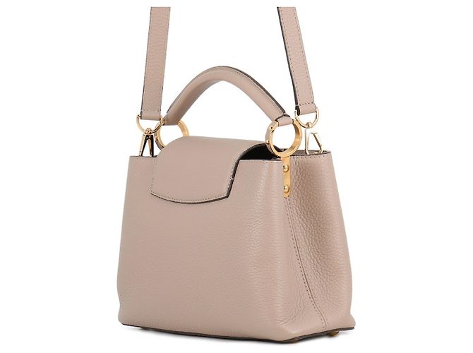 Borsa Louis Vuitton Capucines BB Beige - vista 2