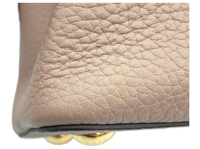 Borsa Louis Vuitton Capucines BB Beige - vista 8
