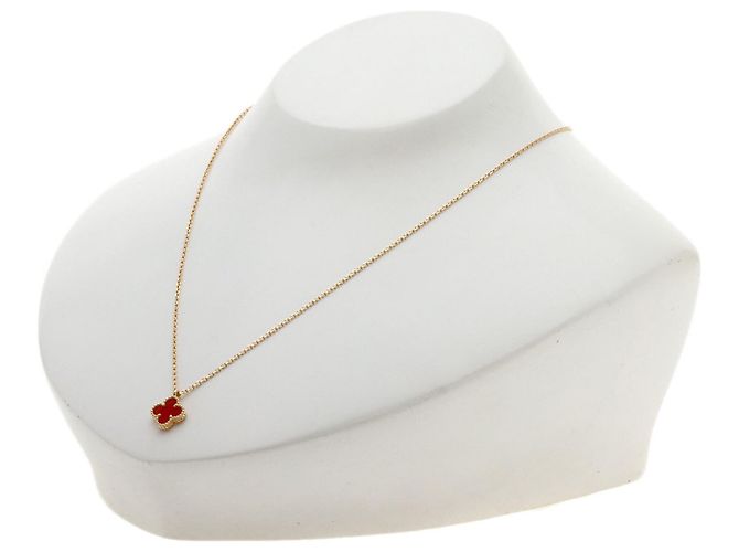 Van Cleef & Arpels Sweet Alhambra Karneol Halskette - Ansicht 4
