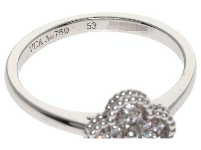 Anello Sweet Alhambra Diamanti Van Cleef & Arpels - vista 5