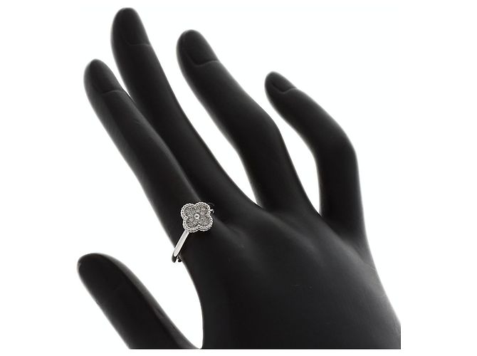 Anello Sweet Alhambra Diamanti Van Cleef & Arpels - vista 6