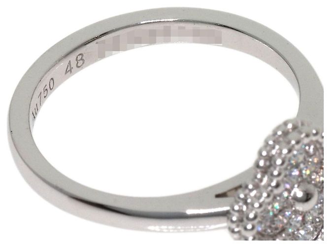 Anillo Sweet Alhambra Diamantes Van Cleef & Arpels - vista 6