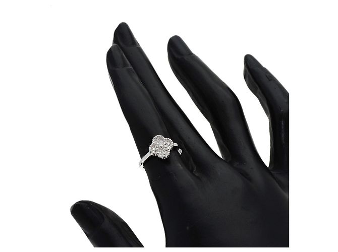 Anillo Sweet Alhambra Diamantes Van Cleef & Arpels - vista 7