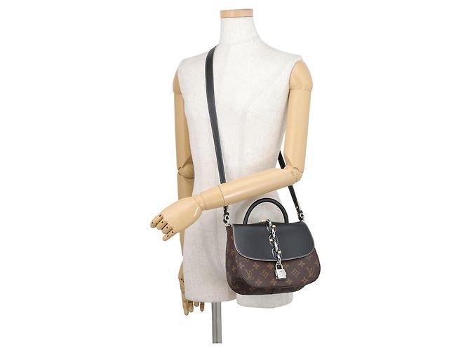 Sac à main Louis Vuitton Monogram Chain It PM Noir - vue 5