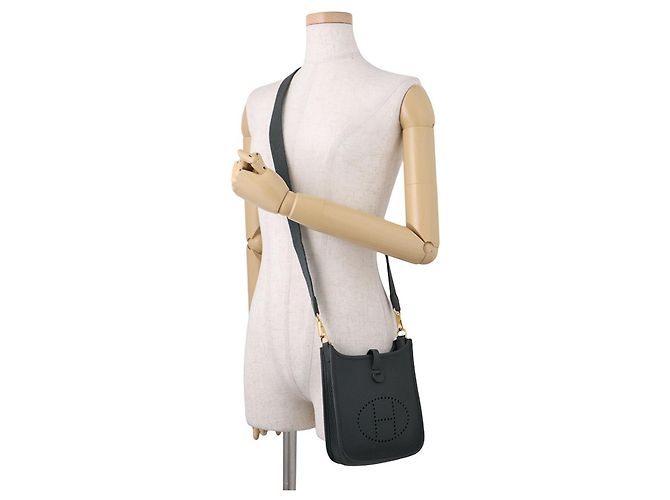 Hermès Sac à épaule Hermes Evelyne TPM Vert clair - vue 4
