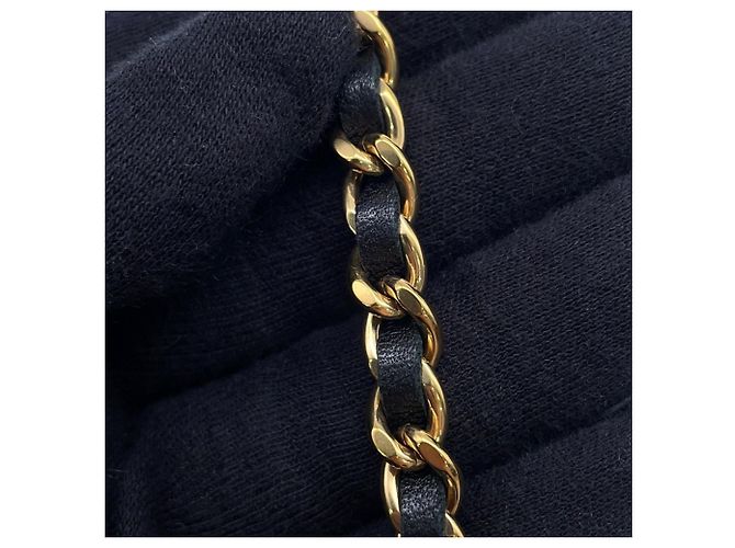 Chanel Classic Matelassé Chain Wallet Schwarz - Ansicht 12